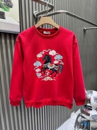 디올 DIOR 클래식 로고 패턴 캐주얼 크루넥 스웨트셔츠