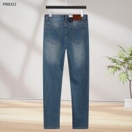 프라다 PRADA 클래식 비즈니스 캐주얼 데님 팬츠