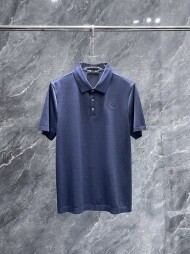 로로피아나 Loro Piana 프리미엄 클래식 로고 컴포트 남성 폴로 반팔