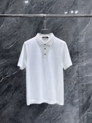 로로피아나 Loro Piana 비즈니스 심플 캐주얼 남성 폴로 반팔