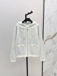 셀린느 CELINE 여성용 후드 니트 가디건