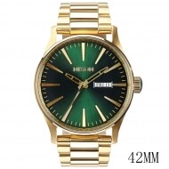 Nixon Sentry SS A356-1919 시계 그린 -Men 스테인레스 스틸 손목시계 패션