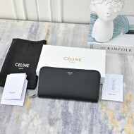 셀린느 지퍼 장지갑 블랙