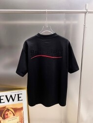 발렌시아가 BALENCIAGA 클래식 체크 디자인 캐주얼 반팔 티셔츠 남녀 공용