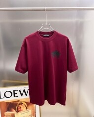 크롬하츠 Chrome Hearts 클래식 체크 디자인 캐주얼 반팔 티셔츠 남녀 공용