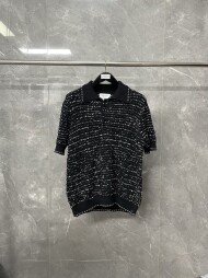 톰브라운 트위드 폴로 반팔 티셔츠