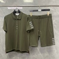 톰브라운 카라 반팔 반바지 세트