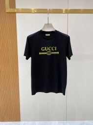 구찌 GUCCI 심플 캐주얼 코튼 남녀 반팔 티