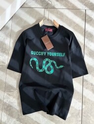 구찌 GUCCI 트렌디 캐주얼 박시 남녀 반팔 티