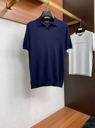 로로피아나 Loro Piana 신상 빈티지 남성 폴로 반팔