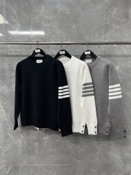 톰브라운 라운드 니트