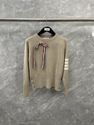 톰브라운 리본 풀오버 니트