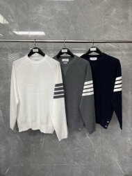 톰브라운 라운드 니트