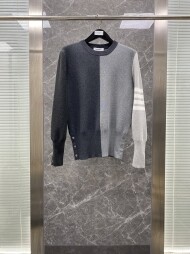 톰브라운 라운드 니트