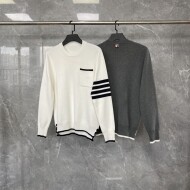 톰브라운 라운드 니트