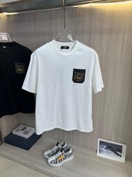 펜디 FENDI 트렌드 캐주얼 데일리 남녀 반팔 티