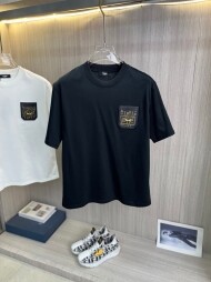 펜디 FENDI 트렌드 캐주얼 데일리 남녀 반팔 티