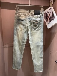 디올 DIOR 클래식 빈티지 스판 남성 청바지