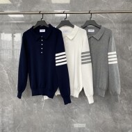 톰브라운 폴로 터틀넥 니트