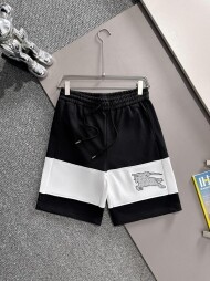 버버리 Burberry 자수 클래식 캐주얼 남녀 반바지
