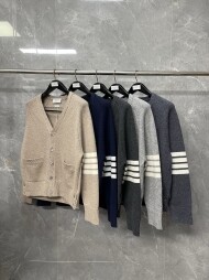 톰브라운 숏 풀오버 카디건