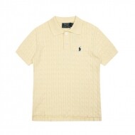 폴로 랄프로렌 RALPH LAUREN 클래식 자수 스몰 로고 프리미엄 여성 폴로 니트 반팔