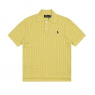 폴로 랄프로렌 RALPH LAUREN 클래식 자수 스몰 로고 프리미엄 여성 폴로 니트 반팔