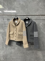 톰브라운 니트 자캣