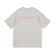 발렌시아가 BALENCIAGA 자수 워싱 구제 남녀 반팔 티