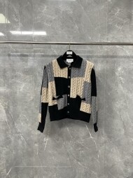 톰브라운 꽈배기 니트 카디건