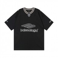 발렌시아가 BALENCIAGA FOoTBALL시리즈자수 프린트 트렌드 남녀 반팔 티