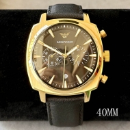 엠포리오아르마니 카를로 크로노그래프 남성 가죽시계 AR11690