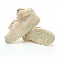 나이키 NIKE 스투시 x 나이키 에어 포스 1스포티 아웃도어 하이탑 남녀 스니커즈 DJ7841-200