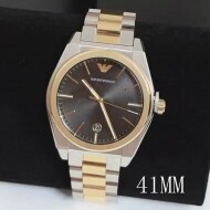 아르마니워치주얼리 페데리코 슬림 남성 메탈시계 AR11715