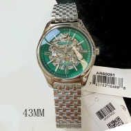 엠포리오아르마니 오토매틱 스테인리스 스틸 시계 AR60091