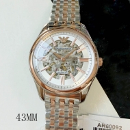 엠포리오아르마니 스켈레톤 콤비 메탈 시계 AR60092