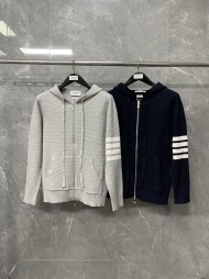 톰브라운 후드 집업