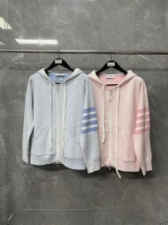 톰브라운 후드 집업