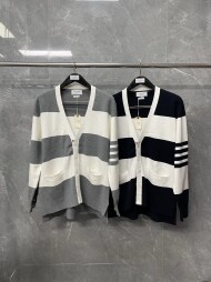 톰브라운 빅 스트라이프 카디건