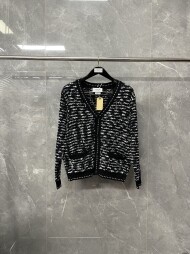 톰브라운 트위드 자카드 카디건