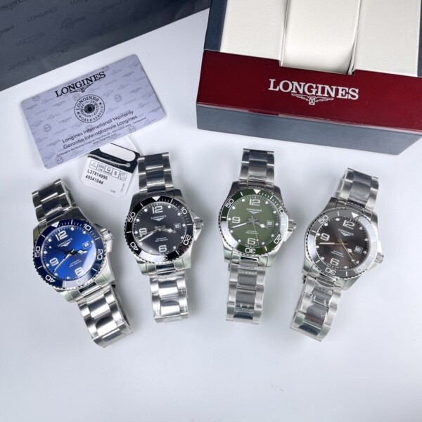 위핑,론진 하이드로 콘퀘스트 시계 LONGINES 41MM (4칼라) L3.781.4.06.6
