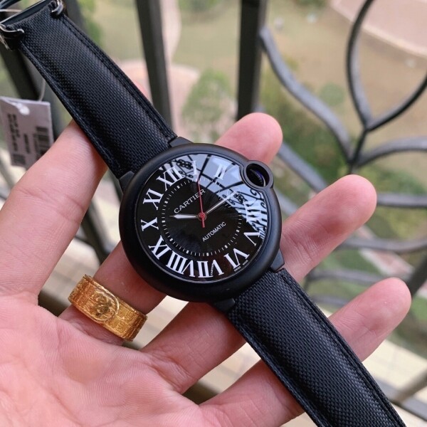 위핑,까르띠에 발롱 오토매틱 남성용 42mm 시계 WSBB0015