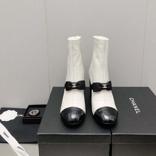 위핑,샤넬 CHANEL 숏 부츠 리본 구두 SHORT BOOTS (3칼라) G40099