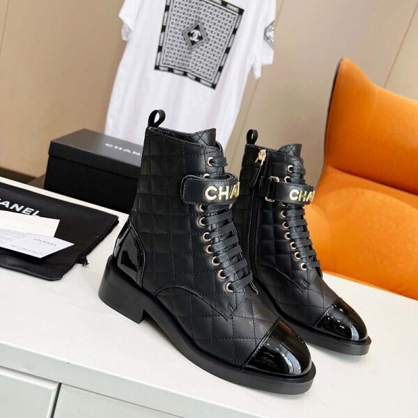 위핑,샤넬 23FW 콤뱃 레이스업 부츠 (4컬러) G45005