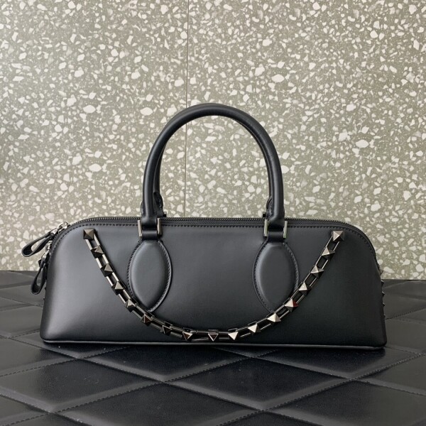 위핑,VALENTINO 발레티노 락스터드 장식 레더 토트백 4칼라 3W0B0M73XRZ0NO
