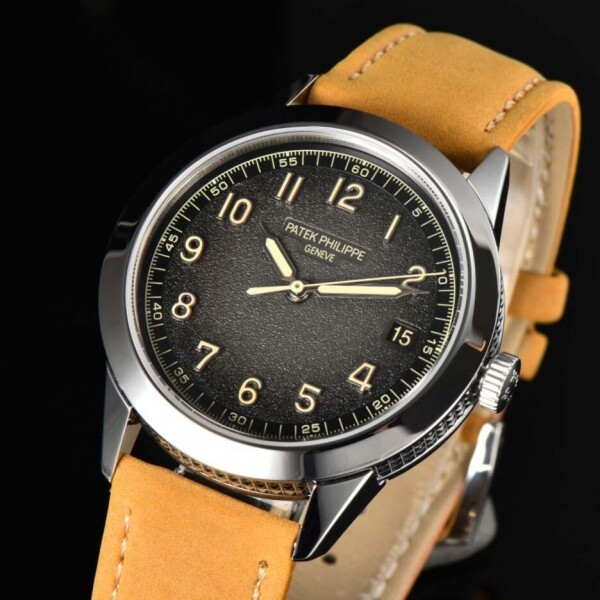 위핑,파텍필립 칼라트라바 블랙은장 40mm 시계 5226G-001
