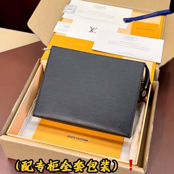 블링크,루이비통 에피 포쉐트 보야주 블랙 불루 M81326