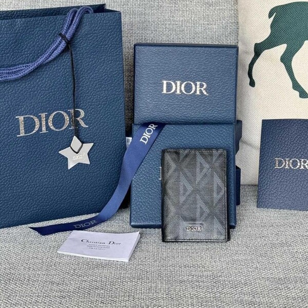 위핑,디올 DIOR CD 다이아몬드 2단 남성 카드 지갑 3칼라 2ESCH138DCO H43E