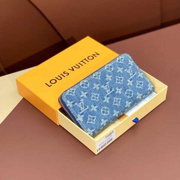 블링크,루이비통여자장지갑 Zippy wallet Denim/Blue M82958