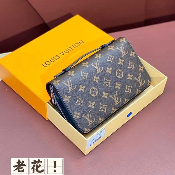 블링크,루이비통 지피 XL 월릿 모노그램 마카사르 캔버스 장지갑 5칼라 M61506